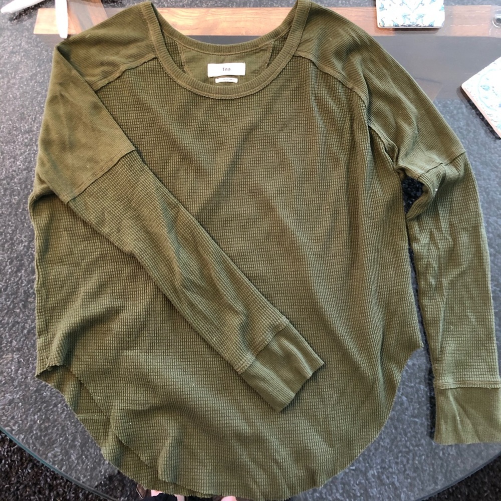 ARITZIA waffle shirt
